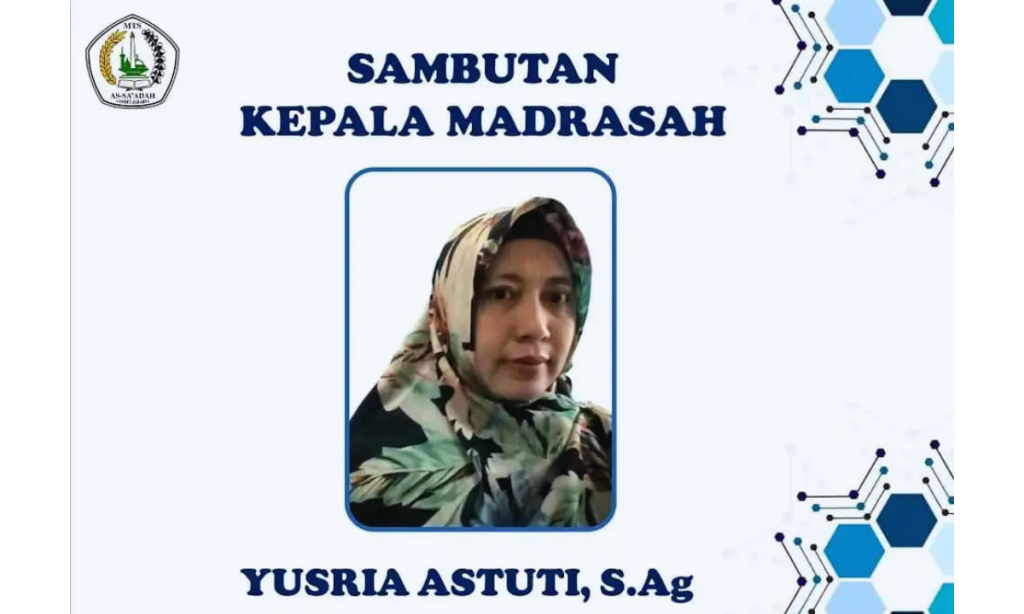 Kepala Madrasah Yusria Astuti